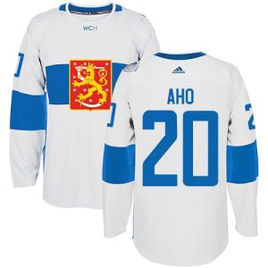 Kinder Team Finland #20 Sebastian Aho Authentic Weiß Heim 2016 World Cup